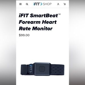NIB iFit SmartBeat Heart Rate Monitor Armband